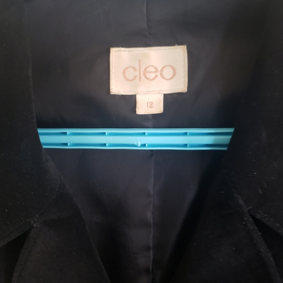 Oversized Boyfriend Black Suede Jacket - Picture 2 of 5